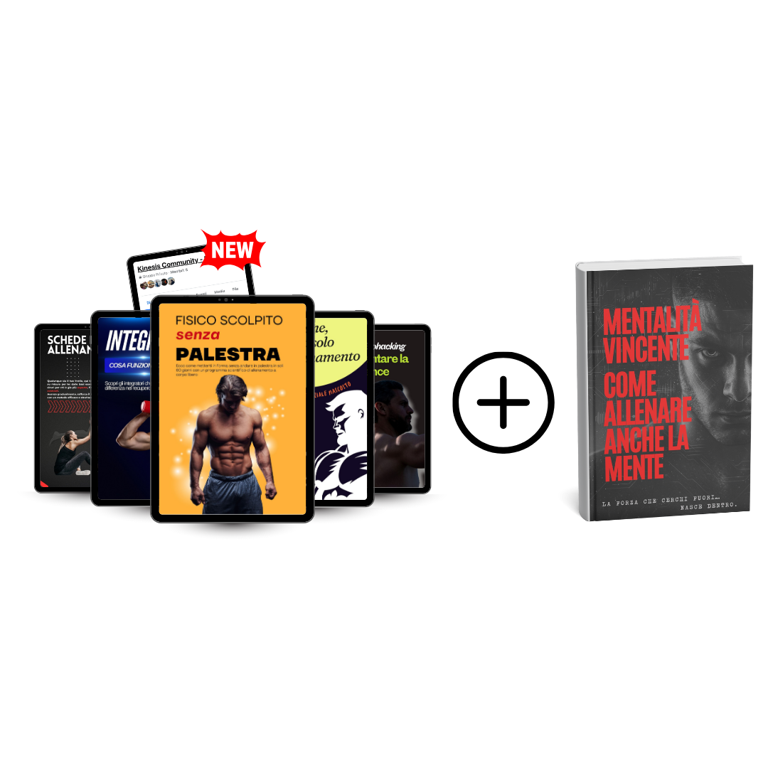 BUNDLE Fisico Scolpito senza PALESTRA + MENTALITÀ VINCENTE + 5 Bonus